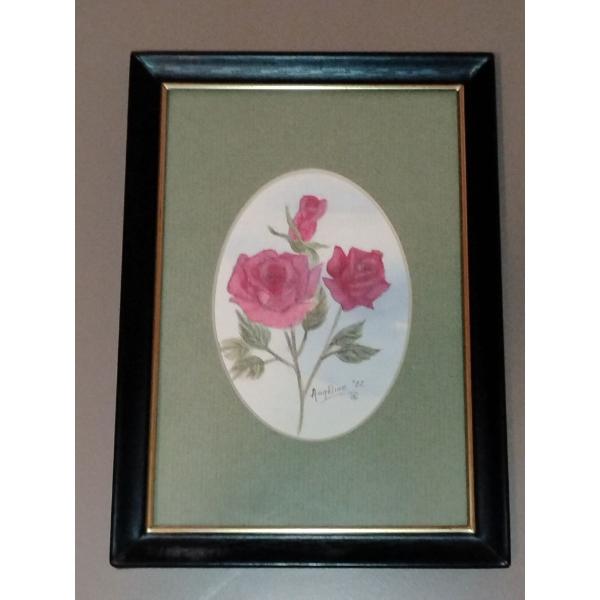 Angeline Floral Watercolor Painting 5x7