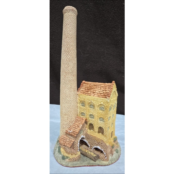 Hand Carving 'Cotton Mill' By David Winter 