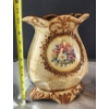 Image 4 : Vintage-Style Ceramic Vase and Wooden Bird Figurine