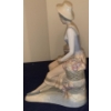 Image 4 : ZEPHIR/LLADRO Sitting Woman Porcelain Sculpture  - 10W, 10D, 12T 