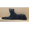 Image 2 : Unique XL Porcelain Panthers - Art Deco - Approximetly 3ft Long 