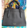 Image 2 : Kate Spade Black Sleek Woman's Handbag  Medium Size w/ Scarves