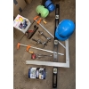 Image 1 : Garage Goodies - Drywall Square 4" Level Assorted Clamps WEISER Deadbolt New PPE & More 