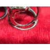 Image 4 : 3 Silver Stamped 925 Rings with Unknown Gems