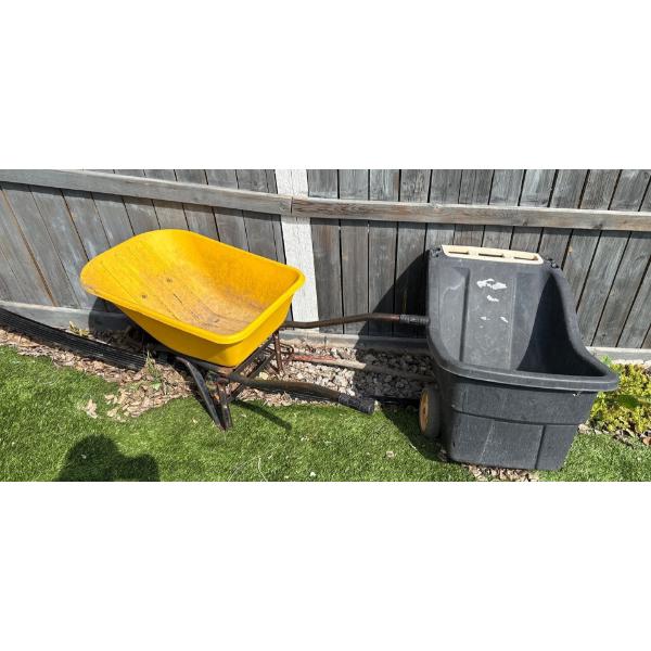 Wheelbarrow Pair, As Pictured 
