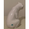 Image 5 : Lladro Porcelain Polar Bear - 4x5 Sitting Pose