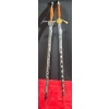 Image 1 : 2 Wall Swords The United States Army Sword of Honor Commemorating 40th Ann WW2 
