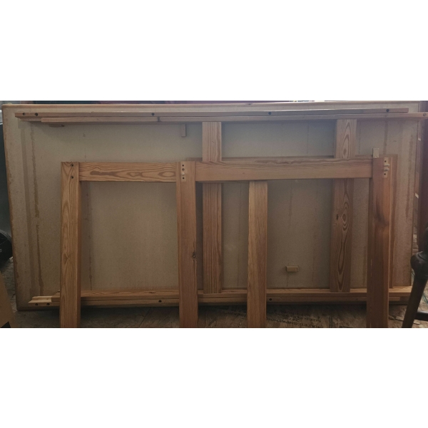 Rectangular Table with Detachable Legs, 69" x 36"