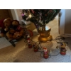Image 2 : Miniature Christmas tree and Bears riding slays singing Christmas tunes and three LED lawn ornaments