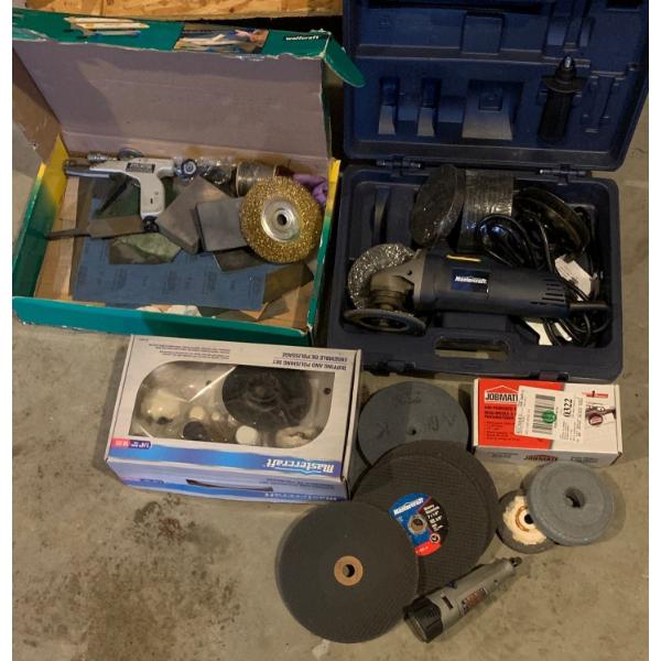 Mastercraft Grinder w/ Accessories & Cordless Dremel