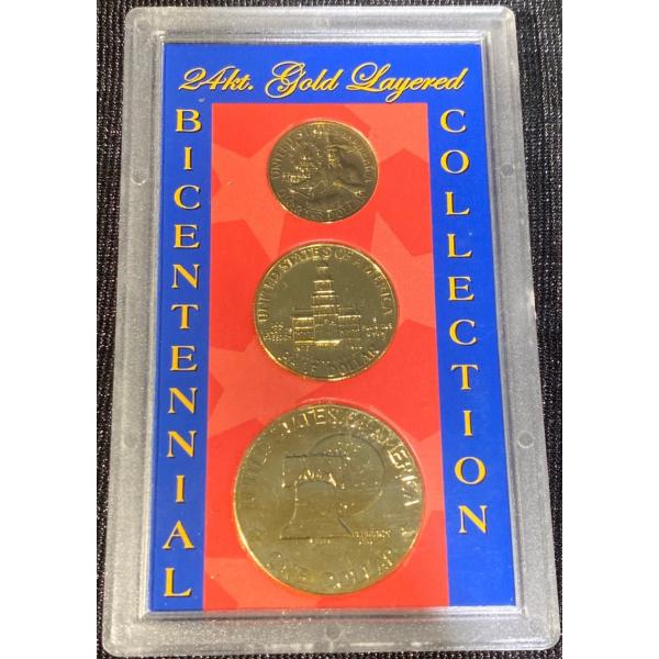24kt Gold Layered Bicentennial Collection