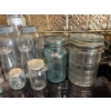 Image 2 :  large selection of antique canning jars, milk jars, mason jars, milk, jugs, all various size