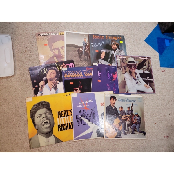 Record Collection Little Ritchie Elton John Gene Vincent