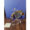 Image 1 : Swarovski Crystal Striped Tropical Fish Figurine with Stand