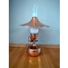 Image 6 : Decorative Bottles, Brass Lamp, Ceramic Mug, and Lidded Container