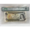 Image 1 : Graded Canadian 1973 $1 Choice UNC Prefix: EAX