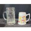 Image 8 : Various Beer Steins and Bar Tools in Carry Case ( Duck Stein has some damage)