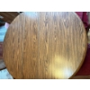 Image 6 : Solid Wood Table w/ 2 Leafs & 4 Chairs - Table is 59L, 29T