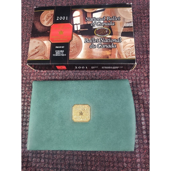 2001 Canada National Ballet Proof Coin Set