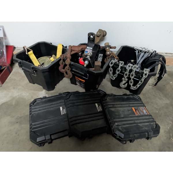 Tow Bundle - 3 Tactical Totes Ratchet Straps Hitches Chains & More