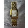Image 4 : Richelieu Swiss Watch with Gold-Tone Stainless Steel Strap and Twisted Metal Bangle