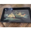 Image 3 : Beautiful Meticuluosly Widdled Sandlewood Asain Art In Shadow Box 10T w/ Floral Tray & More