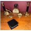 Image 1 : Unique Brass Bell Candlestick Holders Genuine Leather Wallet Mini Cauldren & more