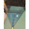 Image 2 : 2 Shovels and 1 Leaf Rake with Wooden Handles