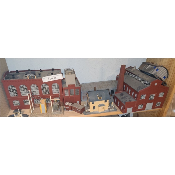 Assorted Model Railroad Buildings Incl: Northern Light and Power 