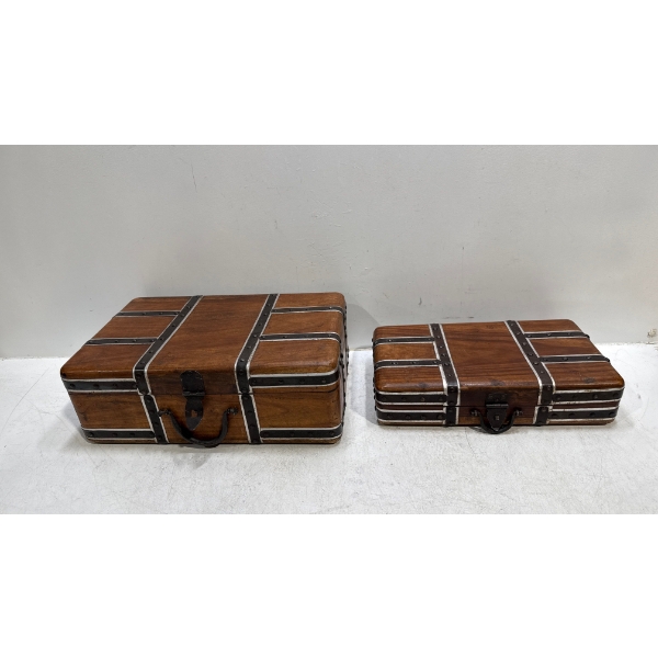 Pair of Wooden Chests