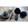 Image 1 : NEW Genuine Fox & Leather Aviator Hat w/ Canadian Black Mink Cap & More 