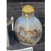 Image 6 : Artist: Du Qing Tao "Tiger" Wang Xisan Ji School Reverse Painting Snuff Bottle