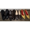 Special Occasion Footwear - Gold Flats Platform Loafers & More Size 9