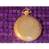 Image 3 : Telix 17 Jewels Antique Gold Filled Pocket Watch - No Glass 