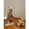Image 2 : Pair of Hummel Musical Boy Figurines, Some Damage Repaired - 6T 