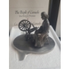 Image 3 : The People of Canada Pewter Figurines, Franklin Mint:The Eskimo, The Pioneer Woman, The Wheat Farmer