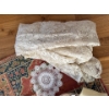 Image 2 : Assorted Antique Linens Tapestries w/ Petite Point Floral Embroidered Art
