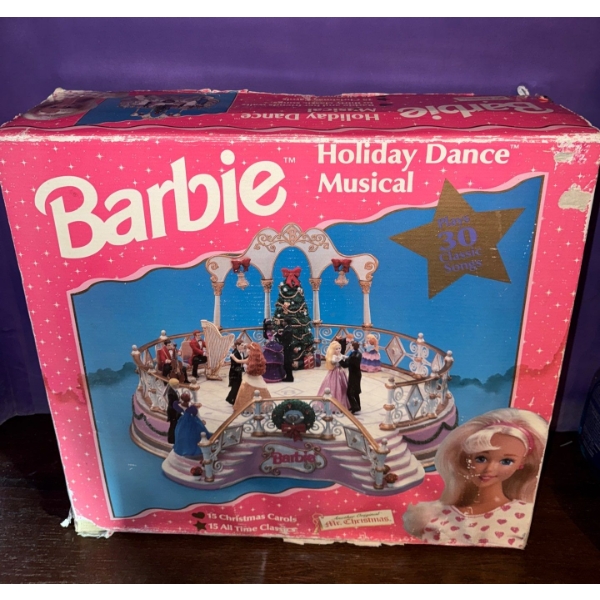 Vintage Mattel Barbie's Holiday Dance Musical w/ 15 Christmas Carols