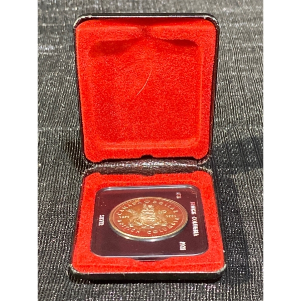  1971 Canada $1 British Columbia Commemorative Silver Coin