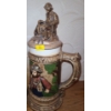 Image 3 : Assorted Barware Including Large Stein (Small Chip on Hat as Shown), Decorative Bottle and More!