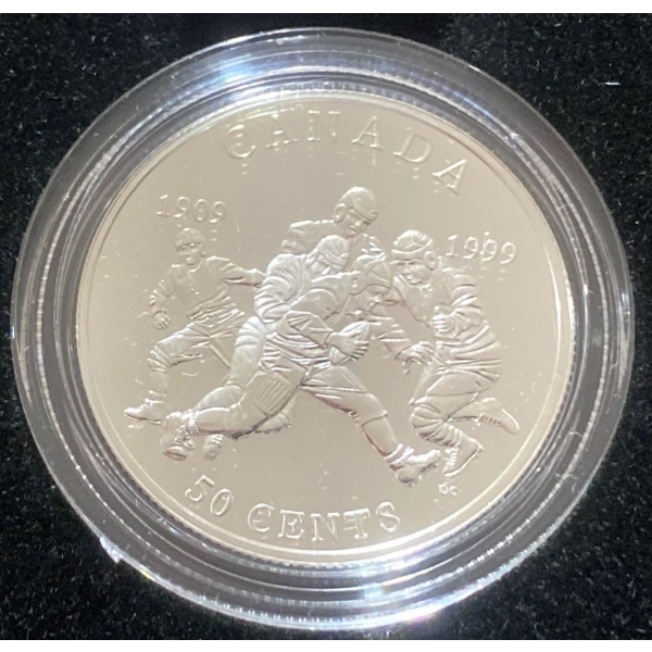 1999 Canada 50-Cent Sterling Silver Coin  92.5% Silver 9.3 Grams