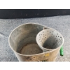 Image 3 : Vintage Steel Mop Bucket 13in H x 11in W