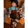 Image 3 : Porcelain Dolls Collection, 4 Pcs, Incl. Gibson Girls, Ashton Drake Boy & Dog 
