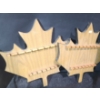 Image 2 : Spoon Racks- Largest Leaf:15 x 15.5, Rectangular: 7.5 x 17.5, Souvenir Spoons
