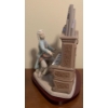 Image 1 : LLADRO Porcelain  'Young Sebastian Bach' Figure w/ Wooden Base No. 1509 - 7.5W, 11.5T 