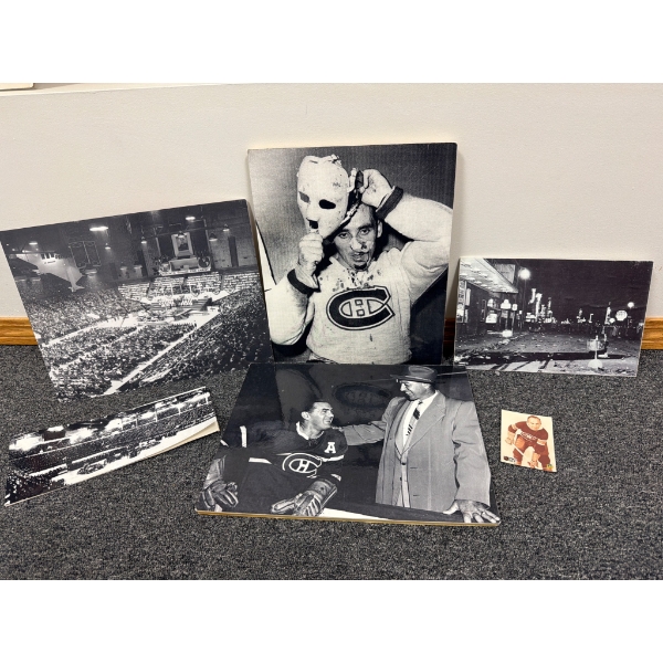 Montreal Canadiens Howe Morenz Memorabilia Collection