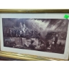 Image 2 : Framed Historical Scene Artwork Print, 12x17 inches