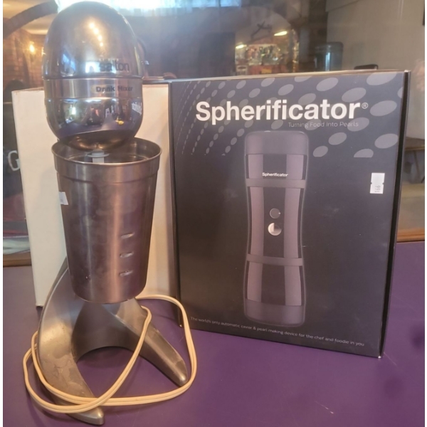 Sphereificator Caviar Forming Device & Salton Electric Drink Mixer 