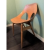 Image 6 : Teak Study w/ Mid Century Scoop Chair 44x20x29