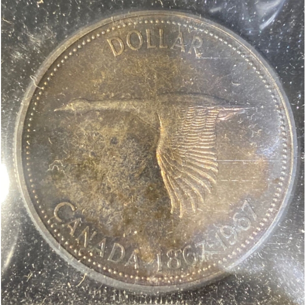 1967 Canadian Dollar 80% Silver 23.33 Grams 